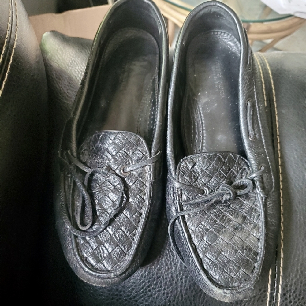 Bottega Veneta Woven Loafers Sz 38.5 EU 7.5 US